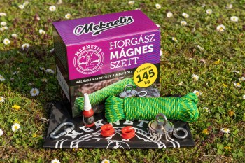 145kg (oldalanként) tartóerejű kétoldalas horgász mágnes!